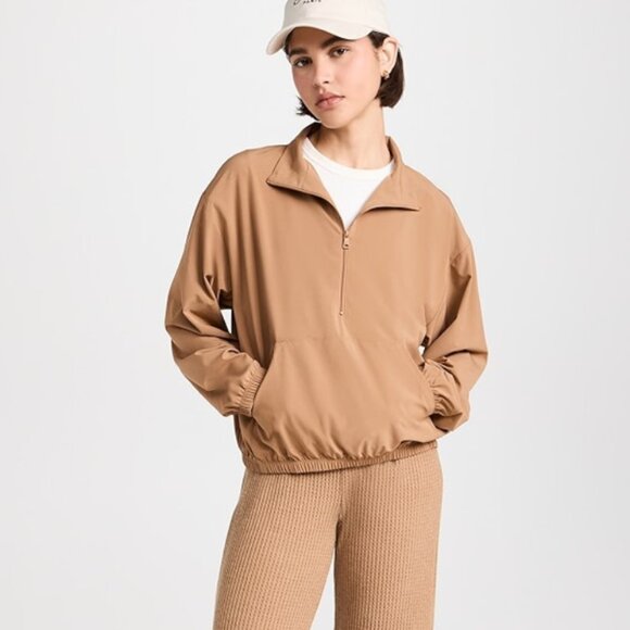 NWT Beyond Yoga Women's In Stride Half Zip Pullover in Toffee Tan Brown Size XL - Picture 10 of 10
